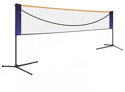 ZZSRJ Badminton Net Set Portable Volleyball Net Tennis Rope Standard Professional Net Net Beach Tennis Net Sports Outdoor (Color : Blue, Taille : One Size)