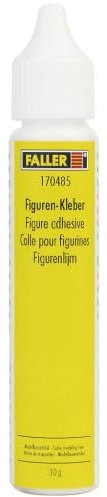 FALLER 170485 Figuren-Kleber, 30g, Gelb, Paste, Stark, Mittel bis hoch, Not water resistant