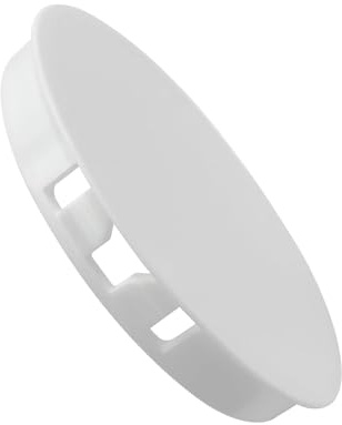 DN 80 mm ventilationsrör, ändstycke skydd – OD 86 mm fjäderlock, inre Ø 80 mm, rörskydd av ASA-plast, UV-resistent, brandskyddsklass 94-V2 (1 st, vit)