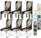 Alishomtll Stretch Stuhlbezug 4er/6er Set Stuhlhussen Schwingstuhl Elastische Stuhlhussen Abnehmbarer Waschbarer Esszimmerstühle Bezüge für Restaurant Hotel Bankett (Braun Geometrie, 6 Stück)