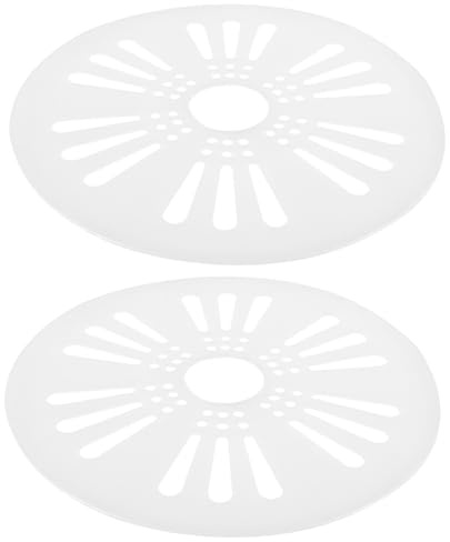 NUOBESTY Tappo Centrifuga Lavatrice e Asciugatrice 24 Cm 2 Pezzi, Accessorio Ricambio per Riduzione Vibrazioni e Rumore, Copertura Sicurezza Resistente per Lavanderia