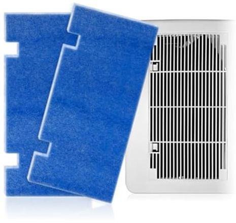 SageFurned Klimaanlagen-Luftfilter für Coleman für Mach RV Einheiten, 75 x 14 IN Schaumstofffilter mit MERV-Bewertung, Polyester-Material, blau/weiß, 2 Stück