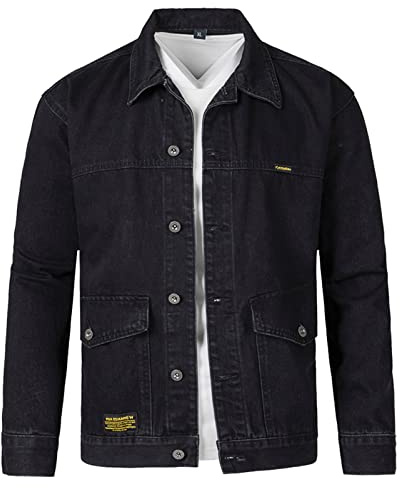 Blousons Homme Veste Perfecto Aviateur Parka Cargo Cowboy en Jean Manteau Americaine Habillé Elegant Baseball Chic Occidental Loisirs