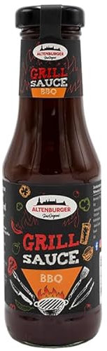 Altenburger Original Grill Sauce BBQ, 320 ml in der Flasche, rauchig-würzige Barbecue Sauce
