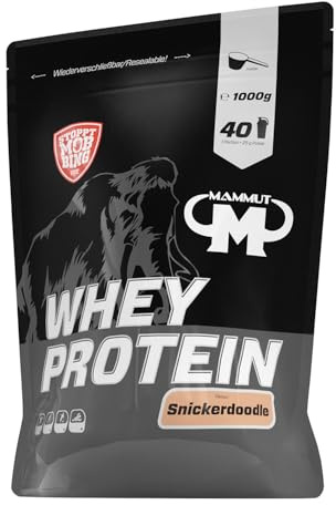 Mammut Nutrition Whey Protein, Snickerdoodle, Molke, Eiweiß, Protein Shake, 1000 g