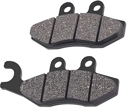 AHL 1 Paar Motorrad Vorderer Bremsbeläge für GILERA DNA 50 (Heng Tong Caliper) 2001-2005/Runner 50 PJ/SP 2006-2014/125 VX/180 VXR (4T) 2001-2004/DNA 125/180 (Heng Tong Caliper) 2001-2003