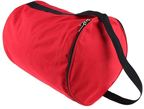 sharprepublic Sac Seau Rond Sport Panier Sport Balles De Tennis Sac De Rangement - Rouge
