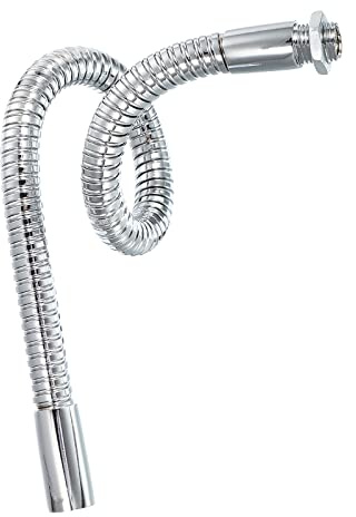 PATIKIL 11.8 Microphone Col Cygne, M10 Filetage Métal Universel Tuyau Flexible Bras Col Cygne Tube Extension pour Multifonction Bricolage, Argenté