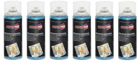 Bomboletta Pulitore Vetro Schiumoso per Cristalli Spray da 400ml, detergente attivo per la pulizia del parabrezza, Schiuma Attiva per vetri e superfici lisce, cura dell'auto, Made in Italy (6)
