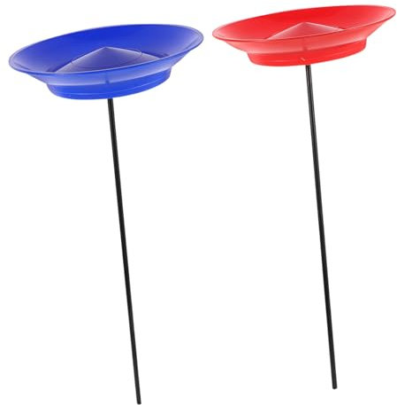 Abaodam 2Sätze Jonglierplatten Mit Stöcken Für Erwachsene Gleichgewichtstraining Requisiten Für Jonglierübungen Und Freizeitaktivitäten