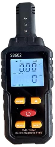 Détecteur de radiation Geiger Counter, Geiger Counter Radiation Detector, 3-en-1 Affichage nucléaire avec alarme sonore et lumière, compteur de moniteur portable pour la maison, le bureau, l'extérieu