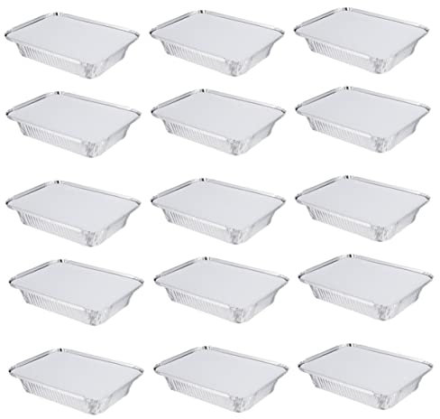 COLLBATH 20 Juegos Cajas de Desechables Resistentes Calor Cocción y Almacenamiento de Barbacoa Camping y Actividades