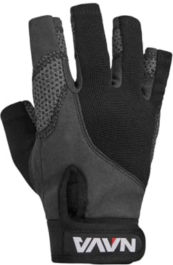 Nava Performance 2025 Nava Prestige Kurzfinger-Segelhandschuhe NAVAPGSF01 - Black
