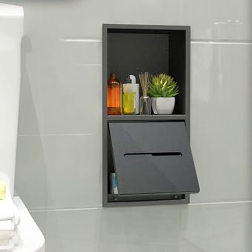 Nicchia da bagno a incasso, scaffale impermeabile per doccia, non necessita di installazione di piastrelle, ideale per cucina, camera da letto, hotel, residenziale