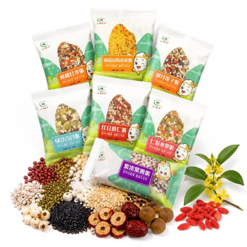 840 g, paquet de 7 kits de bouillie de céréales mélangées, 120 g par sachet