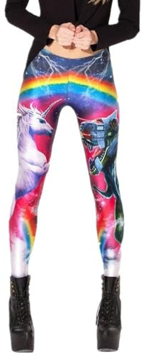 Kamviluer Halloween Leggings for Women Halloween Costume Workout Running Skeleton Tight Stretch Funny Pants Leggings