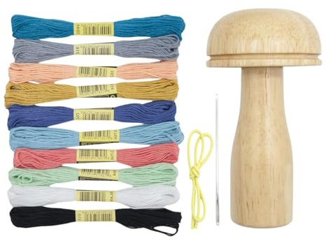 Kit Di Riparazione Per Calzini - Set Per Rammendare Calzini | Kit Per Rammendo Maglione Con Cinghia Elastica, Kit Di Riparazione Fai Da Te, Fungo Per Rammendo Artigianale Per Rammendo Vestiti