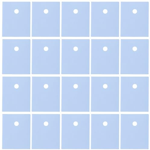 VGOL 100 almohadillas de aislamiento de silicona de 20 x 25 mm para transistores TO-3P TO-247, aislamiento eléctrico, protección del disipador de calor