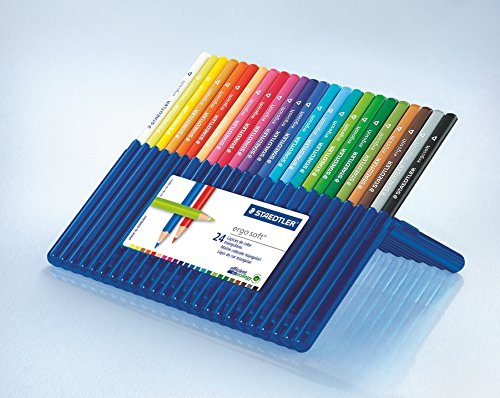 STAEDTLER DreikantBuntstift ergosoft, 24er Etui 157 SB24