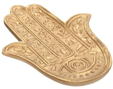 Atmosphera - Taschenleerer Oasis - Holz - 25x1-8 cm - Gold