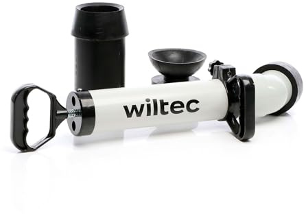 Wiltec Pompa per pulizia tubi ad alta pressione Sturatubi Pulizia rapida tubature Per bagno e WC