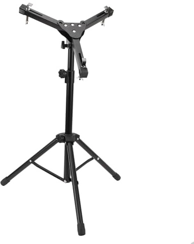 Soporte de Tambor Ajustable, Trípode Estable para Tambores de 11 y 12 Pulgadas con Accesorios Completos