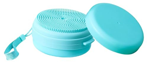 Spugna Doccia Silicone, Spazzola Esfoliante Corpo, Dispenser Di Sapone Incorporato Di Grande Capacità, Massaggio Bagno E Doccia, Spazzola Esfoliante Per Il Corpo Per Spazzolare Bagnato