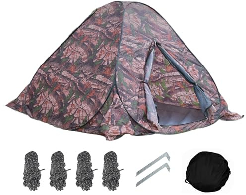 Campeggio 200 x 200 x 130 cm | Tenda da lancio leggera protezione UV rete di ventilazione in 2 secondi ideale per eventi sportivi festival con gancio per il trasporto