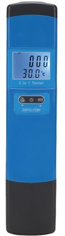 Probador de agua de la piscina digital, medidas o temperatura de CI con lecturas rápidas Medidor de ph Medidor TDS TDS PPM Probador de agua para Spas Hot TaChoriums