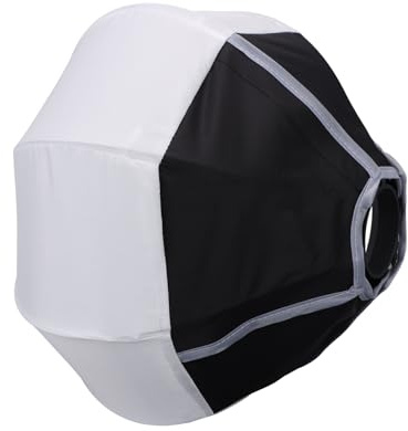 Asixxsix Softbox de Linterna de 32 Cm/12,6 Pulgadas, Modificador de Luz Suave de Mini Bowens Mount Softbox, Accesorio de Iluminación de Vídeo de Fotografía Plegable Esférico para