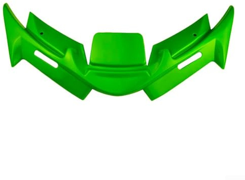 Axorafow Upgrade Fairing Winglet Motorcycle Wind-resistant Abs (2021–2022) – R15 Aerodynamic Wing Front Deflector Stylish Body Kit Spoiler(Green)