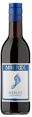 Barefoot Cellars Merlot California Red Wine, 18.7 cl, Case of 12