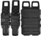 WLXW Magazintasche, Tactical Fast Mag Molle Anbringbox Taschen für Molle Systemweste,Schwarz