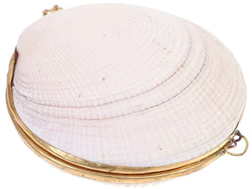 Homoyoyo Boîte À Bijoux De Luxe En Coquillages Boucles Doreilles Moules Coquillages Organisateur Design Naturel