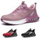 TQGOLD Scarpe Antinfortunistiche Uomo Donna Leggere Scarpe da Lavoro con Punta in Acciaio Traspiranti Antiscivolo Scarpe Protettive Industriali(Rosa,41EU)