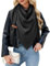 Niwicee Schal Damen Musselin Dreiecksschal-Dreieckstuch Unifarben Schal Halten Sie Warm Halstuch, Elegant Bequem Herbst Baumwolle Groß Tücher Damen Stola 190x80cm (Eisenhaltig)