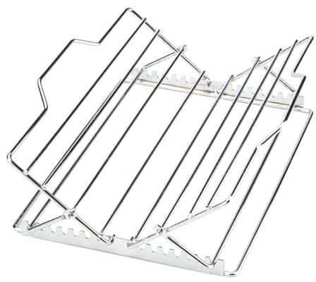 Rejilla para asar, Rejilla para parrilla - Rejilla para carne plegable | Rejilla para asar de acero inoxidable, soporte para, utensilios de cocina para hornear, asar a la parrilla