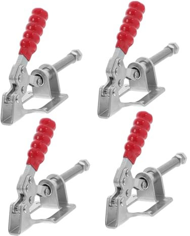 4 Pièces Pince Coudée Pince Push Pull Pour Le Travail Du Bois Sauterelles Dispositif De Serrage Horizontal Pince à Bascule Robuste Pince à Action De Traction Pince à Pousser Pvc HOMSFOU