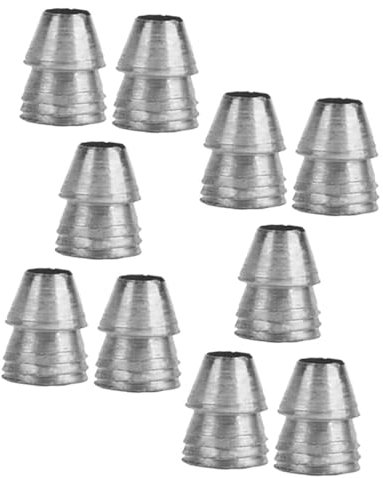 Abaodam 10 Piezas Cuña De Práctica Partida Manejar El Reemplazo De Supervivencia Terrible Cuña Para Cuña Divisoria Con Mango De Martillo Silver Planchar