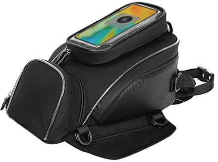 Sacoche Reservoir Moto pour Honda XLV 600 650 700 TRANSALP, Imperméable Sac de Réservoir de Moto Sac de Navigation de Réservoir de Trajets Moto Sac Reservoir Moto
