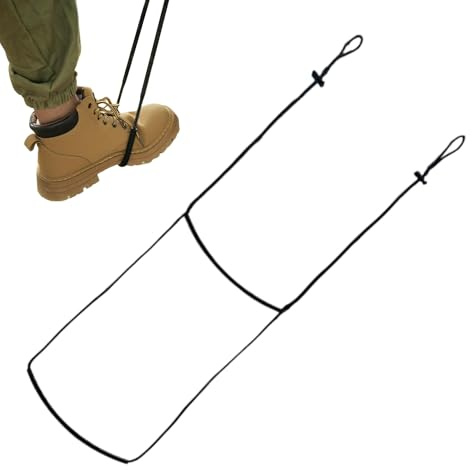 Genérico Escala De Cuerda Portátil - 1.5m 2 Pasos, Daisy Chain Solid Loops | Herramienta De Escalada Y Entrenamiento, Accesorio para Campamentos De, Escalera Robusta para Cabaña De Árboles De Jardín,