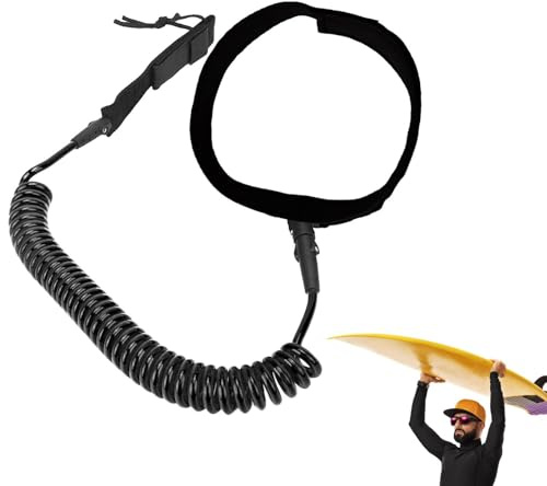 Surfboard Rope - 4.59ft Lightweight Adjustable Waist String - Ski Ropes for Watersports,for Bodyboard Kayaking Boarding Water Swim Watercraft Outdoor