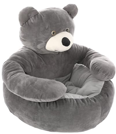 Genérico Cute Bear Hug - Maison en peluche pour chiens, maison pour chats avec sommeil profond semi-fermé, chaud, amovible et lavable, lit pour fournitures pour animaux de compagnie | Lieu de repos