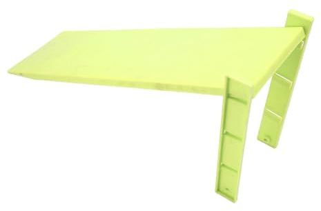 Haofy Inclined Plane Physics Experiment Kit, Plastic Incline Board Exercise Set of 2 with Clear Scale and Double Stand, Lightweight Slant Plates for School Classroom Primary Students