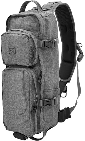 Grayman(TM) Plan-B Light Go-Bag Sling Pack by Hazard 4(R) - Gray , Large
