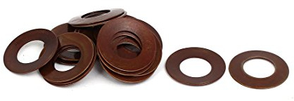 Aexit 20mm Outer Washers Dia 10.2mm Inner Diameter 0.5mm Thickness Belleville Spring Belleville Washers Washer 25pcs