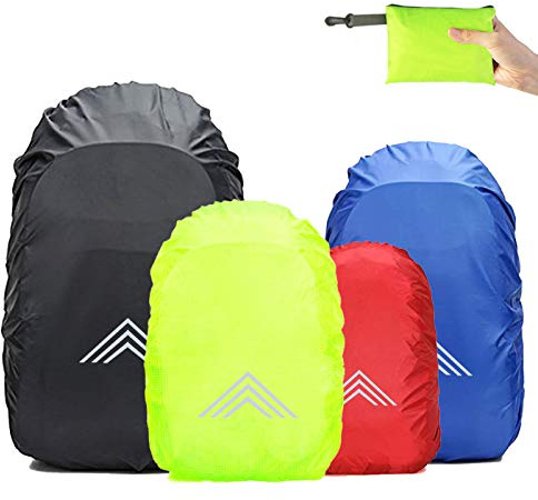 Frelaxy Funda de Lluvia para Mochilas Escolares (15-90 L)