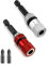 QWORK® 2Pcs Porte-Embouts Magnétique avec Butée de Profondeur, tige hexagonale 1/4, comprend 2 x PH2 Embouts Visseuse a Placo
