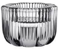 Villeroy & Boch - Fleur Bleu portacandele 2-in-1 blu, lavabile in lavastoviglie, portacandele in vetro per lumini, candele a stelo, realizzato a mano, decorazione per la casa, vetro