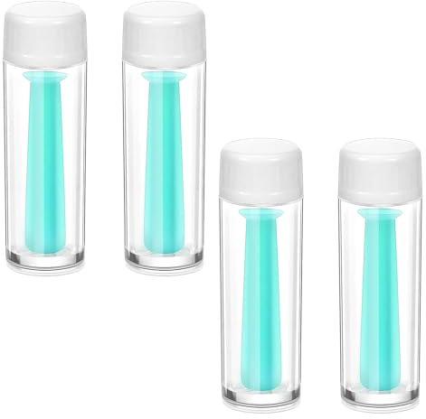 4 Pieces Contact Lens Inserter Daily Contact, Contact Lens Remover, Contact Lenses Remover Tool, Contact Lens Applicator, for Monthly Daily, Lens Suction Holder(Green)